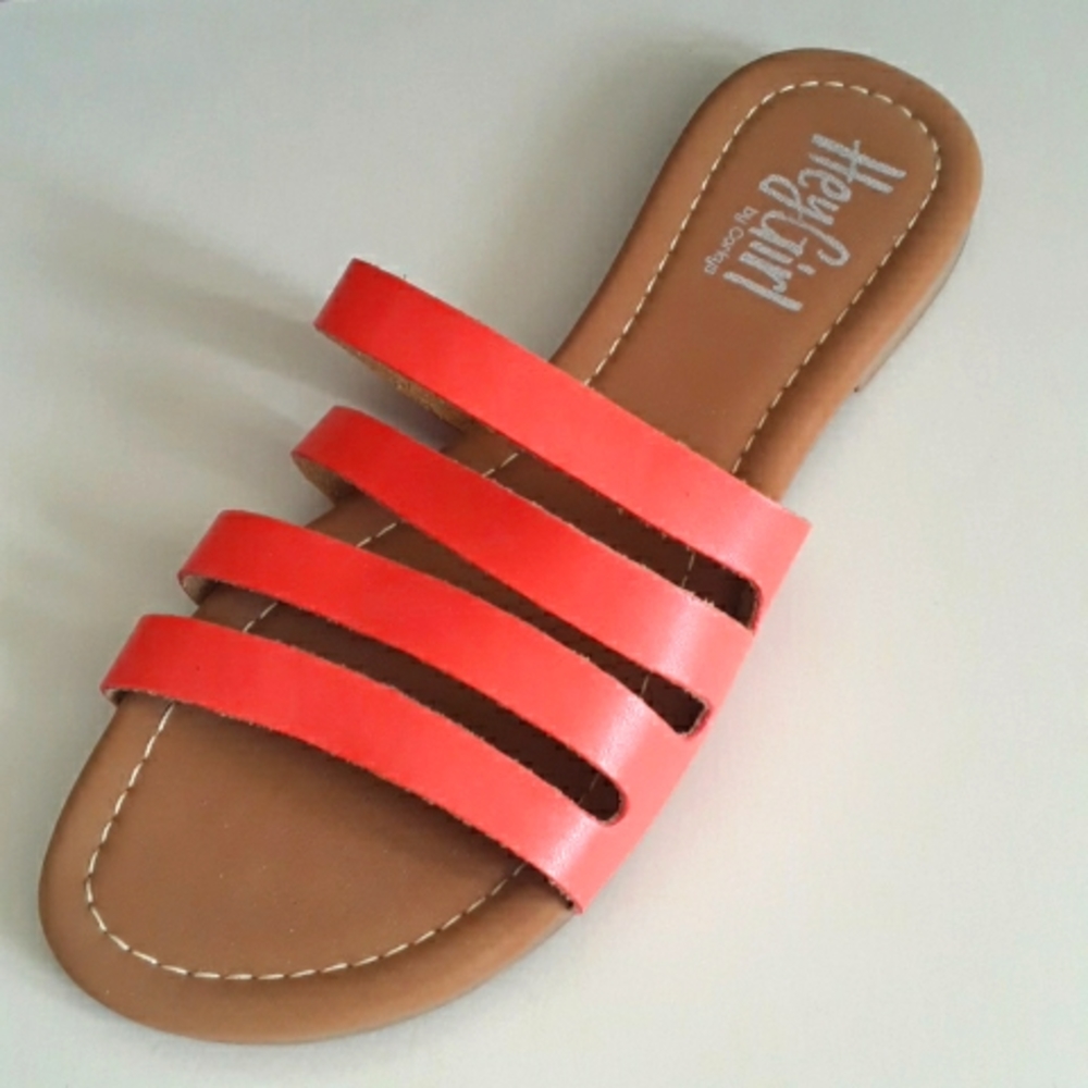 NWOT Hey Girl by Corky's Bikini Sandals - Coral